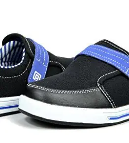 Dream-Pairs-GLY207-Boys-Athletic-Velcro-Strap-Light-Weight-Memory-Foam-Running-Sneakers-Shoes-Black-Blue-Size-13-0