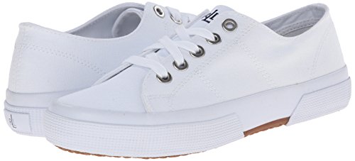 ralph lauren white canvas sneakers