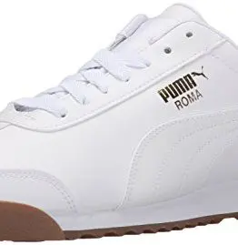 PUMA-Mens-Roma-Basic-Fashion-Sneakers-WhiteWhiteGum-11-D-US-0